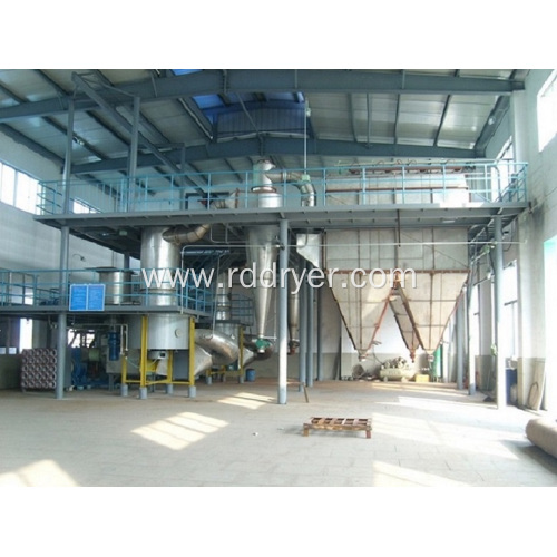 FLash dryer for carbon-white material in chemical industry